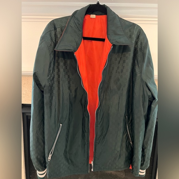 GUCCI REVERSIBLE NYLON CANVAS JACKET
